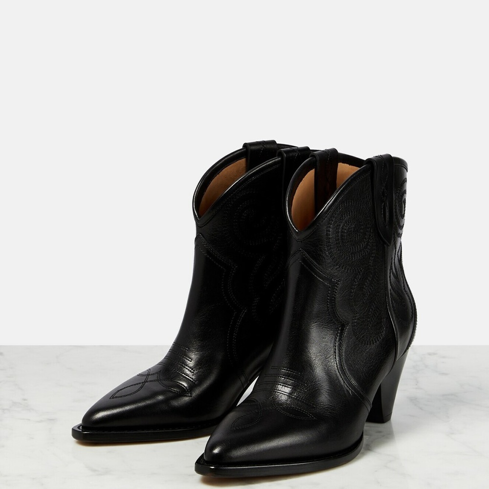 ISABEL MARANT Darizo Mid-Heel Ankle Boots Size 41 - Picture 2 of 16